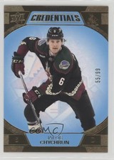 2022-23 Upper Deck Credentials Blue 55/99 Jakob Chychrun #5 15wf