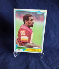 ART MONK, 1981 Topps #194, Rookie Card, Washington Redskins, HOF, Excellent!