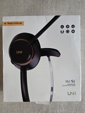 INI TS-711 USB Mono Headband Headset Boom Microphone Black Over-Ear