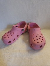 Girls Pink Crocs