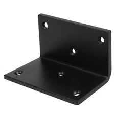 6 PCS Steel L Right Angle Bracket 4" x 2" Metal Joint, Corner Brace for Wood ...