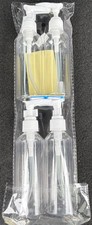 4 Pack 3.4 Oz Travel Pump Plastic Bottles