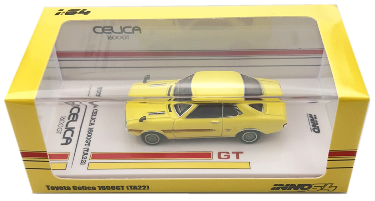 INNO64 1:64 Toyota Celica 1600GT (TA22) Yellow | eBay