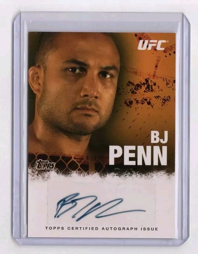 2010 Topps UFC Series 4 - Fighter Autographs BJ Penn Auto Rookie #FA-BP
