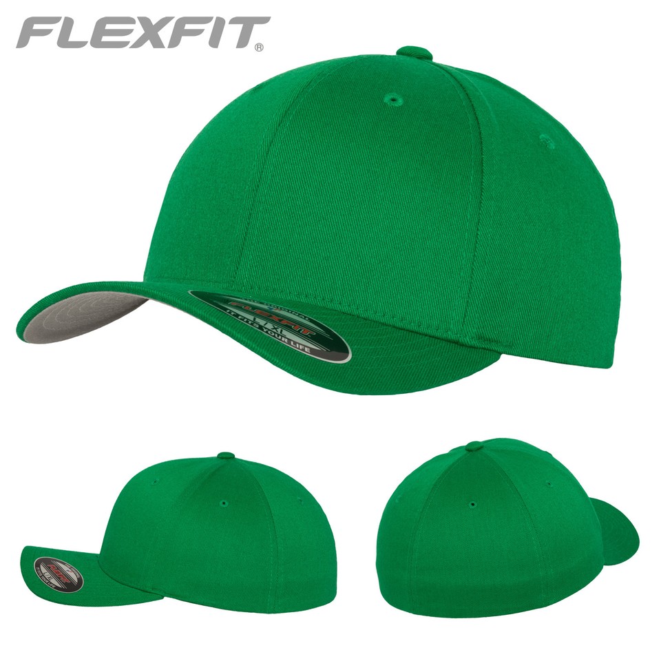 Flexfit Wooly Combed Twill Cap 6277 - Premium Original Fitted Hat, Royal Color, S/M Size (6 3/4 - 7 1/4) - View #3