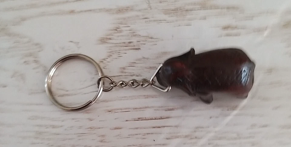 PORTE CLE PETIT ELEPHANT BOIS - Photo 2/3