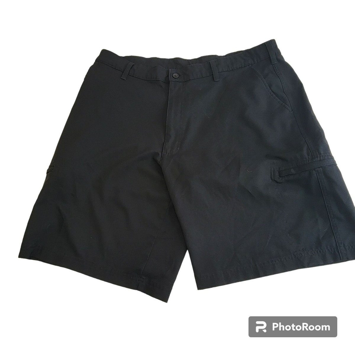 Champion Performance Shorts, Men 38W, Black, Flat Front