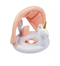 Seahorse Unicorn Pool Float with removable canopy NEW and cute! 