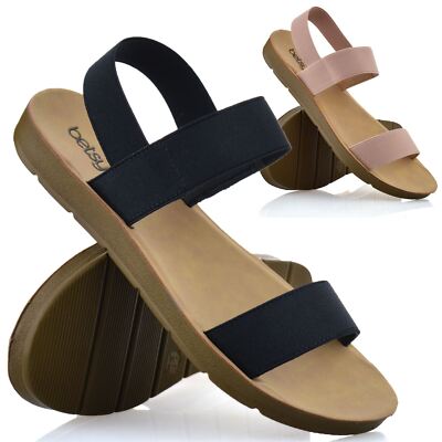 Mädchen Kinder Neu Freizeit Slipper Sandalen Sommer Urlaub Gladiator Strand Schuhe Größe