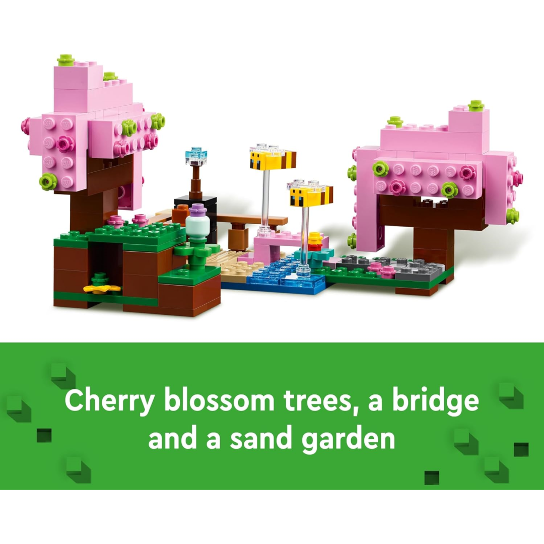 LEGO 21260 Minecraft Cherry Blossom Garden Toy & Sunny Figure