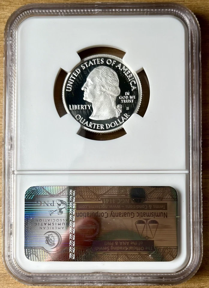 2009-S NGC PF70 Puerto Rico Silver Territories Proof Quarter. Perfect Coin! 🇵🇷 - Image 2 of 2
