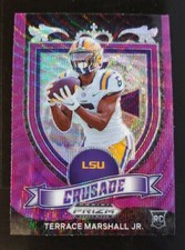 🏈 2021 Prizm Draft Picks Terrace Marshall Jr RC Purple Crusade football 180 🏈