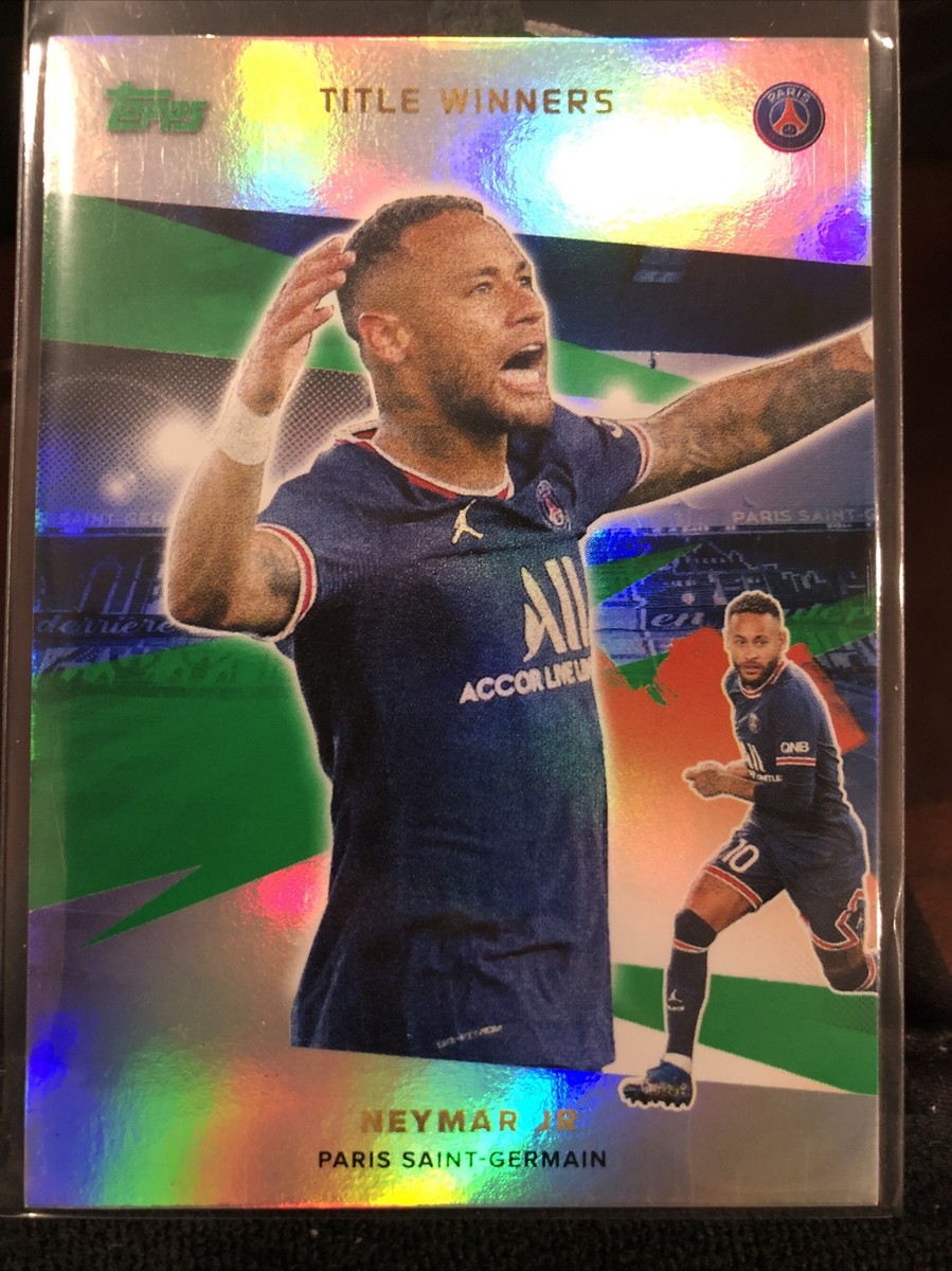 Neymar JR 2022 Topps PSG Team Set Title Winners /99 | eBay