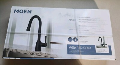 Moen Adler 87233BRB Pulldown Kitchen Faucet