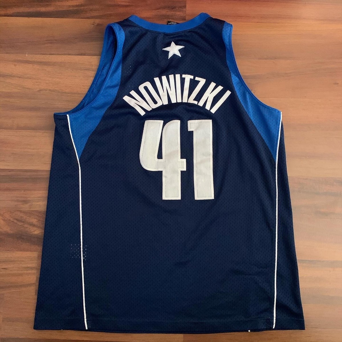 【最終値段・新品】ダラス・マーベリックス 41 NOWITZKI ユニフォーム Champion Dallas Mavericks Dirk Nowitzki #41 NBA Basketball