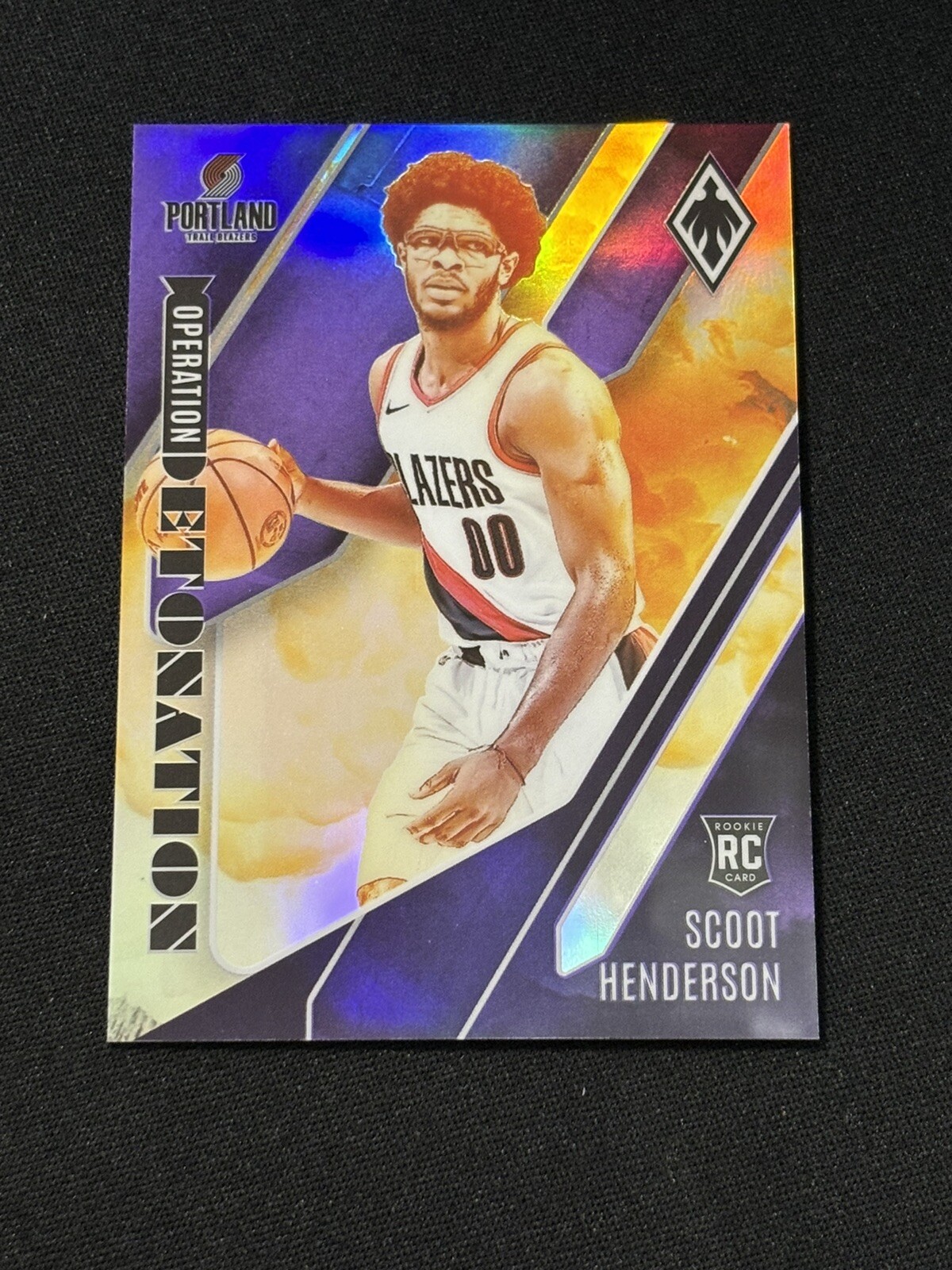 2023-24 Phoenix Scoot Henderson /75 Purple Prizm Operation Detonation Rookie RC