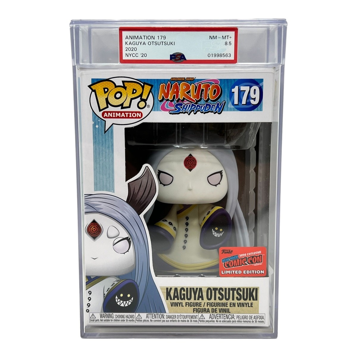 Funko Pop PSA 8.5 Kaguya Otsutsuki #179 - Rare NYCC 2020 Exclusive