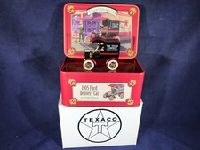 T2-56 ERTL 1905 DELIVERY CAR IN COLLECTABLE TIN - TEXACO - THE TEXAS COMPANY