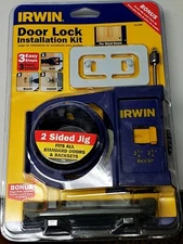 Irwin 7-Piece Bi-Metal Door Lock Installation Kit