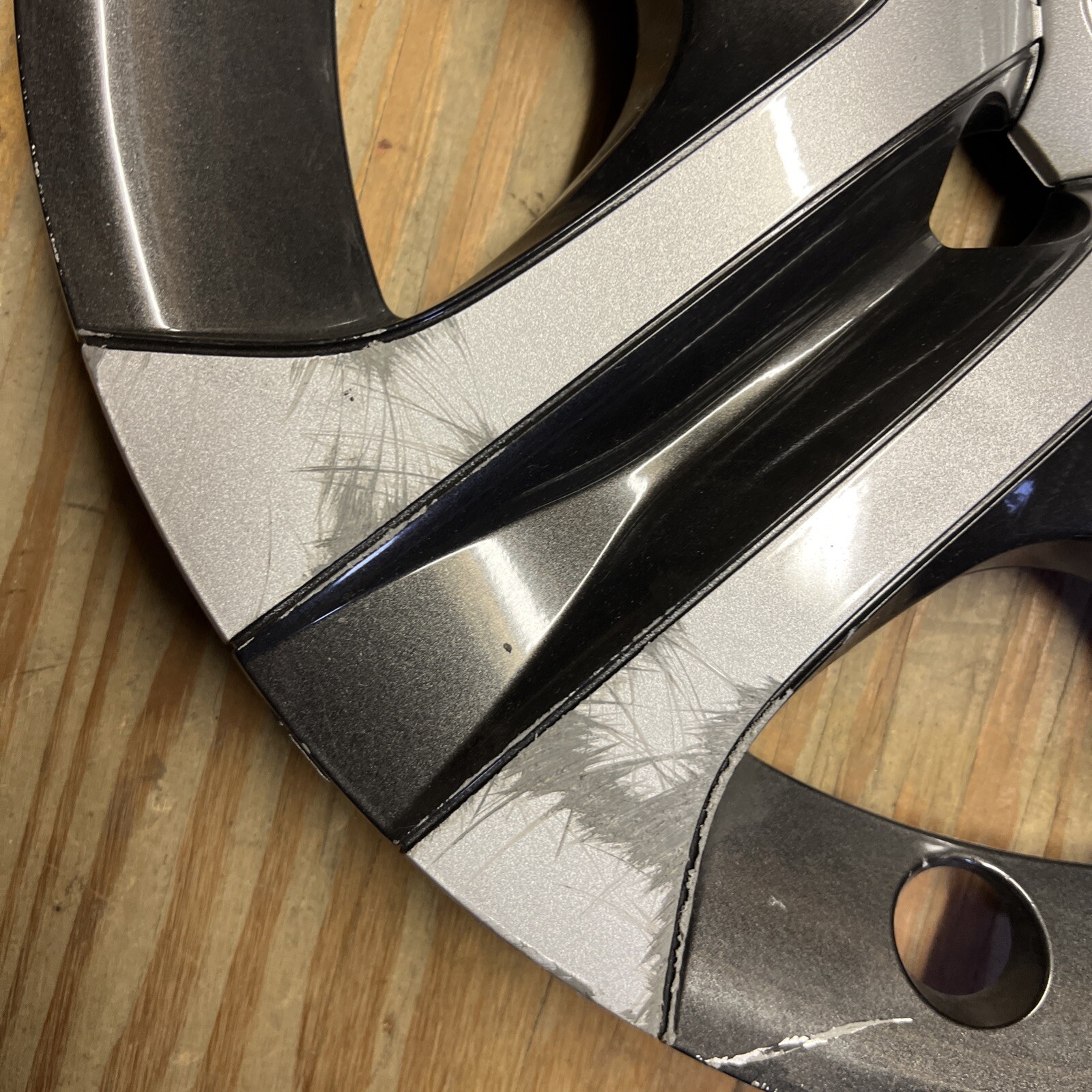 1 OEM Toyota Rav4 17" Hubcap Wheel Cover 2016 2017 2018 Black/Silver