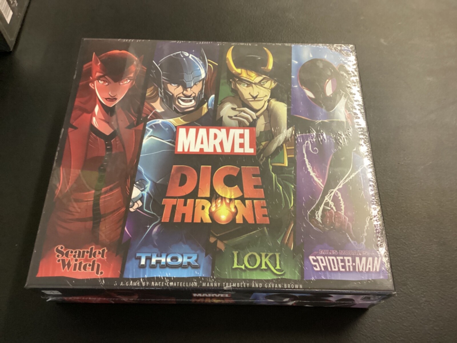 MARVEL DICE THRONE 4 Hero Box Scarlet Witch, Thor, Loki, Spider-Man