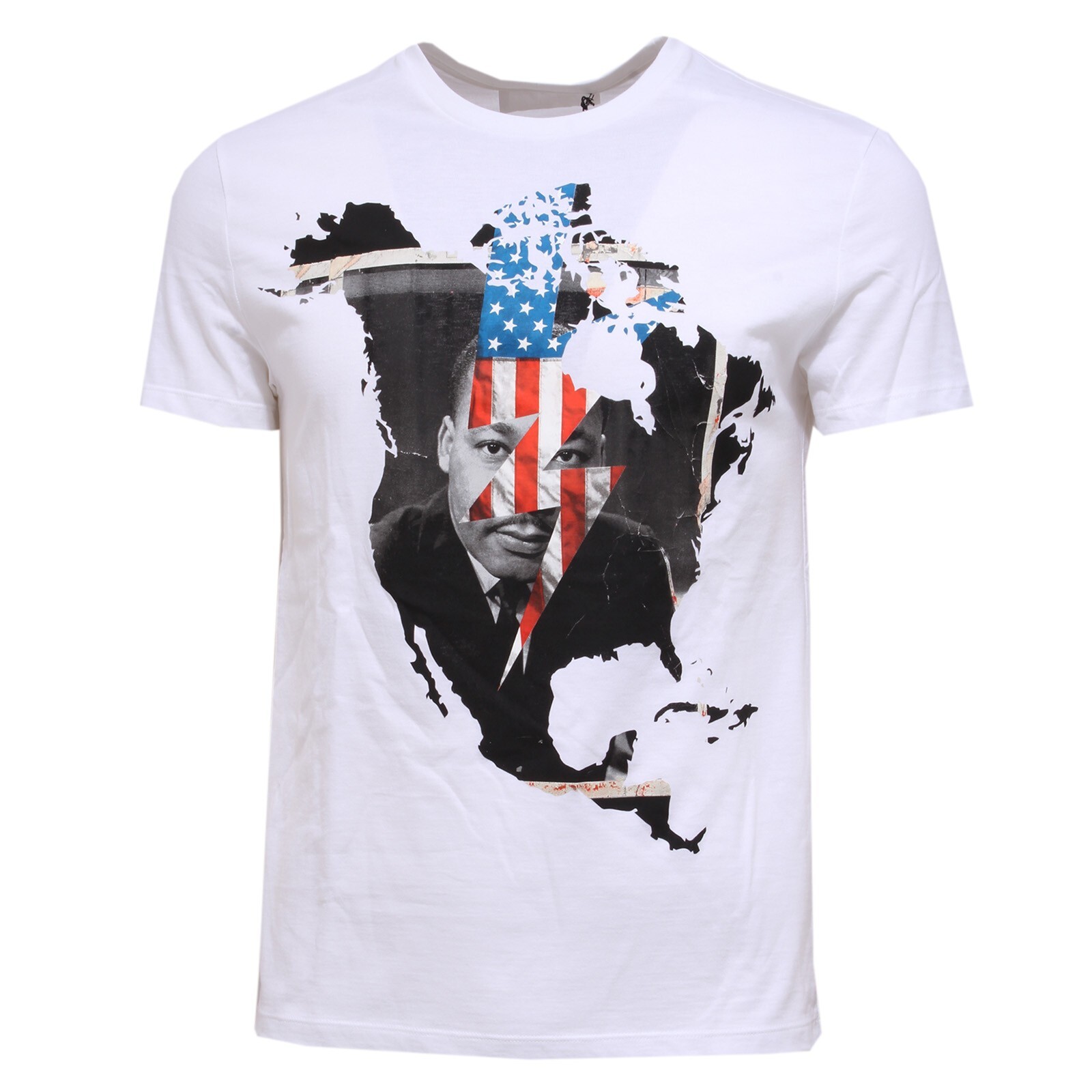 6064Y футболка uomo NEIL BARRETT SLIM FIT maglia белая многоцветная 22790₽