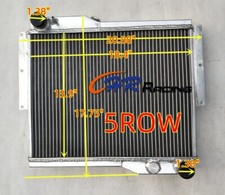 5row Aluminum Radiator For Mg Mgb Gt V8 V-8 3.5l 1973-1976 1974 75 Mt