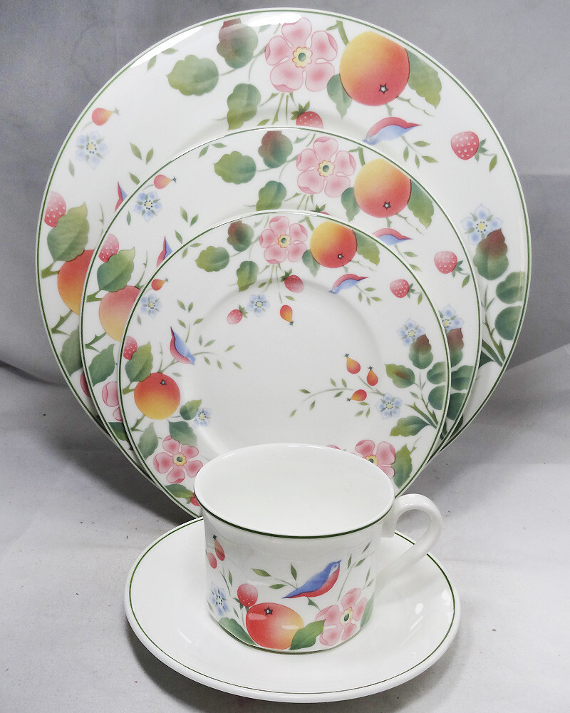 ORANGERIE by Villeroy & Boch 5 Piece Place Setting NEW NEVER USED