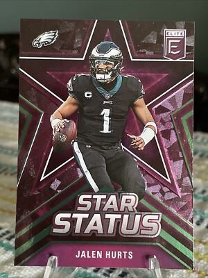 2023 Donruss Elite Jalen Hurts STAR STATUS GREEN Philadelphia Eagles #2 SP RARE