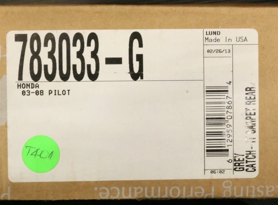 NUEVO Alfombrilla Alfombrilla Trasera Lund Catch-It Gris 783033-G Honda Pilot 2003-2008 Foto 2 de 3