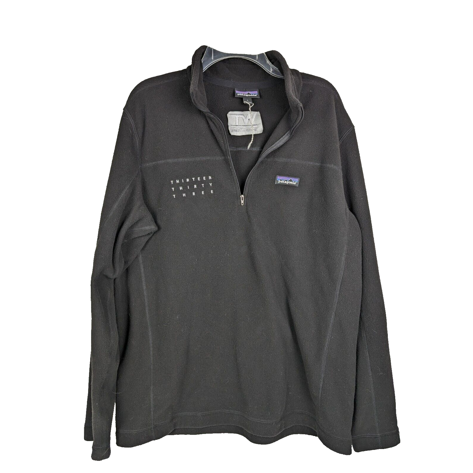 Patagonia Micro D Fleece 1/4 Zip Jacket Men’s Large Black