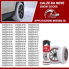 Calze da Neve SPEED Omologate Auto Taglia XL - Massima Aderenza - Miniatura 5