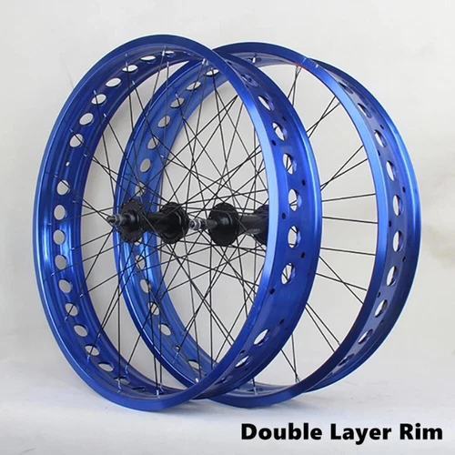 26X4.0 Snow Bike Wheelset 20 Inch Fat Bicycle Disc Brake Fit For Rotary Flywheel - Picture 5 of 25