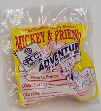 Vintage 1993 McDonald's Mickey Mouse  Friends Pluto In France Happy Meal