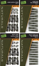 Fox Edges Naturals Lead Clips & Tail Rubbers