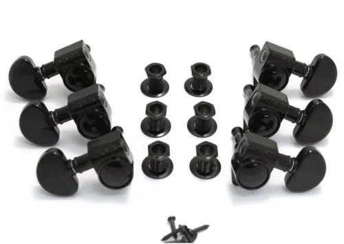 Genuine Grover BLACK Original Rotomatic Tuner 3X3 for Gibson Epiphone Guitar
