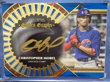 2023 Topps Five Star - Golden Graphs #GG-CM Christopher Morel 19/20 (AU, RC)