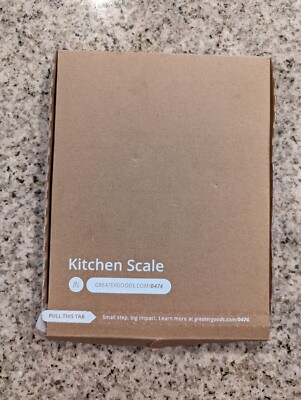 Greater Goods Digital Food Kitchen Scale (Blue),