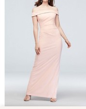 women navy blue dress size 16, long dress, zipper back of dress, fitted