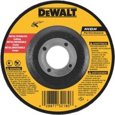 5 -DEWALT HP Type 27 4" x 0.045" x 5/8" Metal/Stainless Cut-Off Wheel DW8420