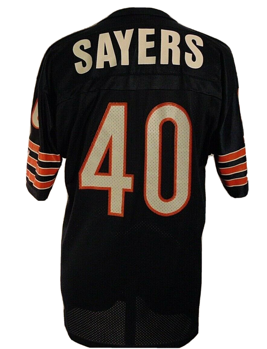 シカゴ・ベアーズ ゲイル・セイヤーズ ジャージ 40 Gale Sayers Autographed Chicago Bears (Blue #40) Custom Jersey