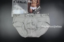 C-IN2 men Gael Grey core cotton low rise brief underwear size M L