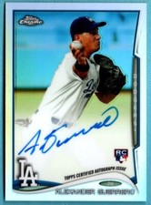 2014 Topps Chrome Rookie Refractor 226/499 Autograph Auto AG Alexander Guerrero