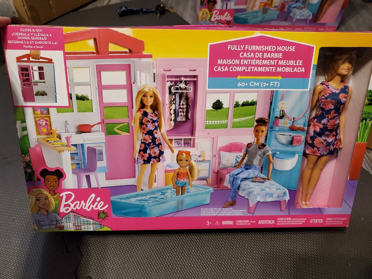 Barbie Doll House Sets De Barbie Barbie® Getaway House Doll And