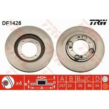 Disque de frein Hyundai LANTRA