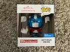 Transformers OPTIMUS PRIME Funko POP Hallmark Ornament Exclusive New!
