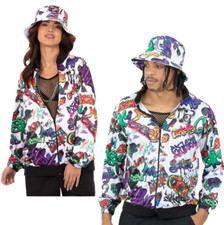 Hip Hop Trainingsanzug Erwachsene 1990s Rapper Rap Star Kleid Graffiti