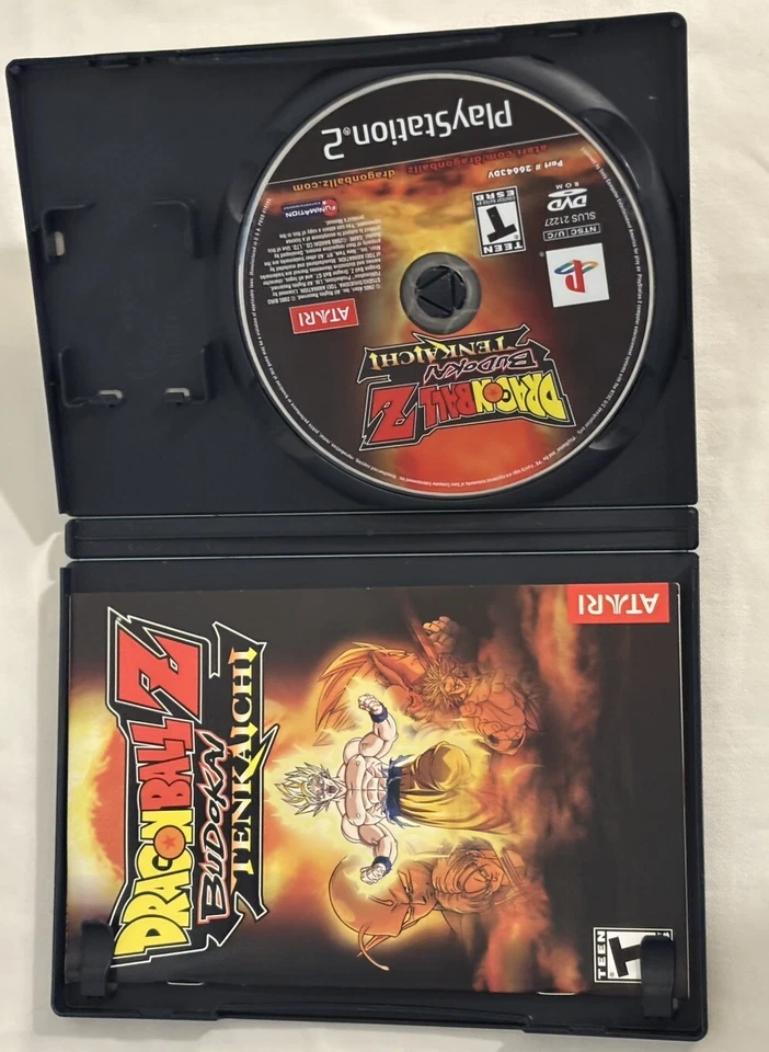 Dragon Ball Z: Budokai Tenkaichi (Sony PlayStation 2, 2005) - CIB - Disc Resurf. - Image 4 of 4