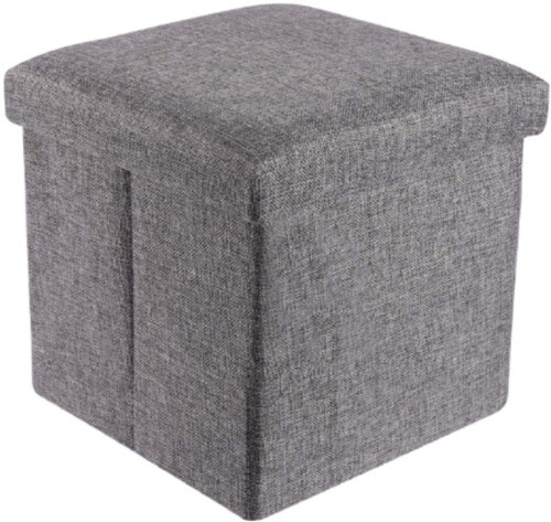 Housse NOLHAGA Gris Foncé à Chevrons Pour Pouf/ottoman IKEA Stocksund - Coton