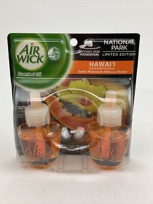 Air Wick Scented Oil Twin Refill Hawaiian Tropical Sunset 0.67oz Bottle 85175